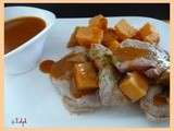 Filet mignon aux patates douces, sauce porto (thermomix)