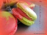 Macarons cerise griotte