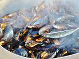 Moules marinières à la vapeur au Thermomix