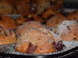 Muffins cerises coquelicot