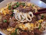 Ramen au boeuf mariné au gingembre