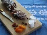 Saucisson en chocolat sans gluten ni lactose