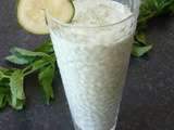 Smoothie concombre et menthe fraiche