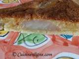 Tarte amandine aux poires