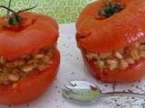 Tomates farcies véganes au blé | Thermomix