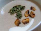 Velouté onctueux aux champignons de Paris