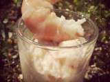 Verrine de mousse de crevette