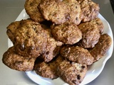 Cookies banane chocolat ( sans matière grasse )