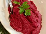 Houmous de betterave rouge