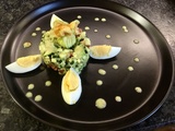 Tartare d’avocat, tomate et courgette