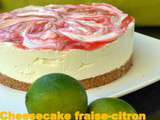 Cheesecake fraise, citron