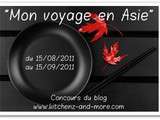 Concours  Mon voyage en Asie 