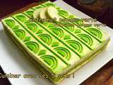 Entremet pomme verte