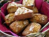 Mini cake aux fruits confits et amandes effilées