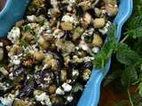 Salade d'aubergines grillées à la feta