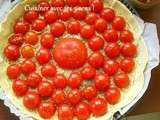 Tarte tatin aux tomates cerises