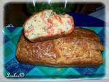 Cake au crabe et ciboulette