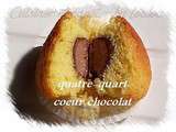 Mini quatre-quarts coeur chocolat