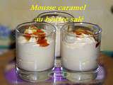 Mousse caramel et beurre salé