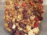 Muesli croquant aux fruits secs et chocolat