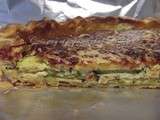 Quiche à la courgette et aux dés de jambon