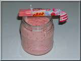 Riz au lait au carambar saveur milkshake fraise