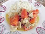 Tajine de poulet carottes orange