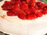 Pavlova aux fraises