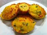 Muffins Petits Pois Curry Sans Gluten - pour 20 unités