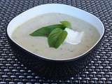 Soupe Froide Courgettes Basilic - pour 4 personnes