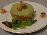 Tartare de Saumon Avocat - pour 4 personnes