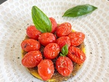 Tartelettes Polenta Tomates Cerises sans gluten