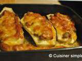 Aubergines gratinées