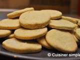 Biscuits sablés à la vanille