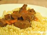 Boeuf bourguignon au vin blanc - Recette facile