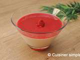 Panna cotta aux framboises