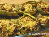 Poivrons farcis aux aubergines