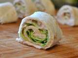 Roulés  Wraps  apéritifs au thon - Cuisiner Simple