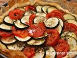 Tarte courgettes tomates