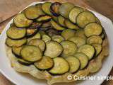 Tatin de courgettes