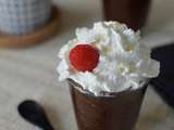 Café Gourmand - Gâteau au Chocolat Coeur Framboise en Verrine