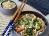 Nouilles de riz Sautées aux Légumes