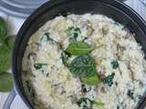 Risotto Champigons - Epinards au four