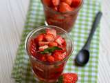 Salade de Fraises à l'huile d'olive