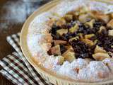 Tarte rustique Poire - Chocolat