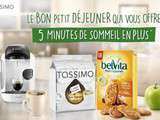 Tassimo et Belvita vous offrent 5 minutes de sommeil