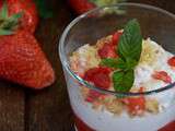 Verrine Fraise - Mousse Mascarpone