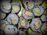 Maki avocat surimi