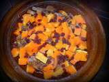 Tajine agneau / citron confit /butternut /raisin