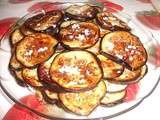 Aubergines à l’ail :